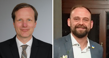 Bürgermeisterwahl: Wer tritt an? - Markus Bergmann - SPD-Kandidat (links) und Eric Schöniger - CDU-Kandidat