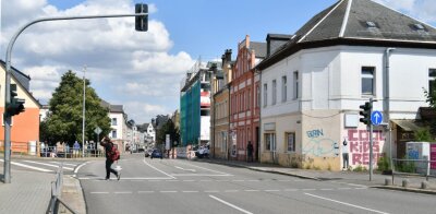 Bürgerrat sucht frische Ideen für die City - Blick von der Mittweidaer Bahnhofstraße in Richtung Rochlitzer Straße: Damit die Innenstadt attraktiver wird, sollen Ideen gesammelt werden. 