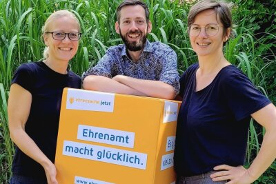 Bürgerstiftung sucht freiwillige Helfer für den Sommer - Das Koordinatorenteam Henriette Stapf, Alexander Weiß und Anne-Kathrin Gericke (v. l.).