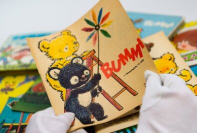 Bummi, Bummi - Ein Bärchen überlebt die DDR - Ein "Bummi"-Heft von 1970 - mit dem gelben Bären Bummi und Mischka.