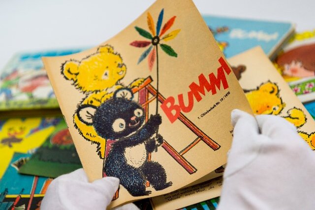 Ein "Bummi"-Heft von 1970 - mit dem gelben Bären Bummi und Mischka.