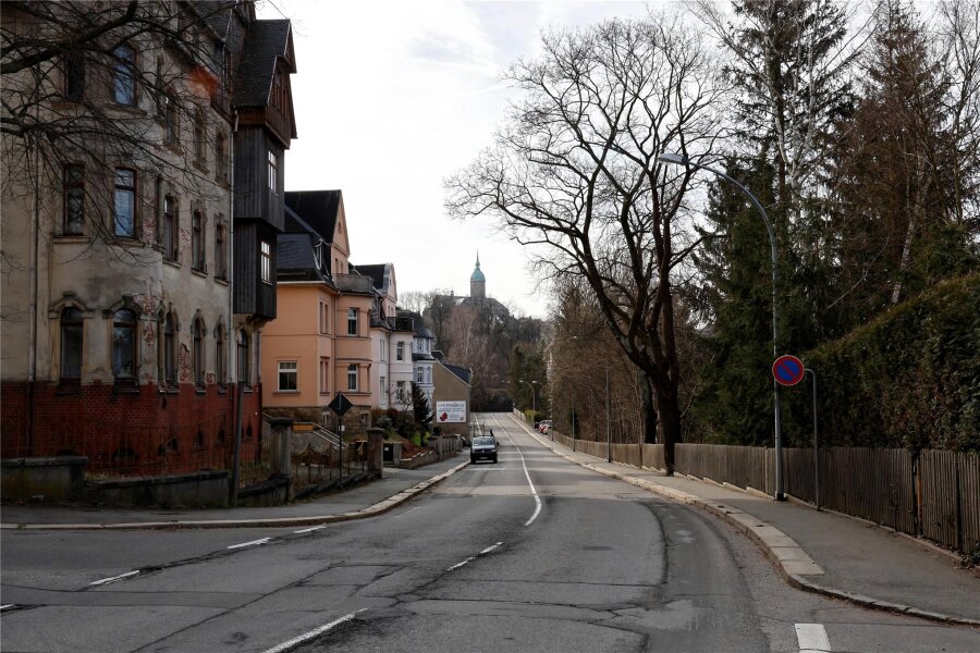 Bundesstraße in Annaberg bleibt länger dicht: Eine Baustelle geht, die nächste kommt - Auf der Paulus-Jenisius-Straße sollen massive Baumaßnahmen ab Ende April stattfinden.
