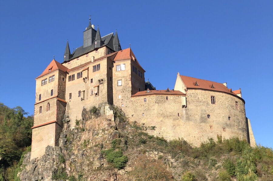 Burg Kriebstein peilt Gästezahl wie im Vorjahr an -  In diesem Jahr gab es bereits über 46.000 Besucher auf Burg Kriebstein.