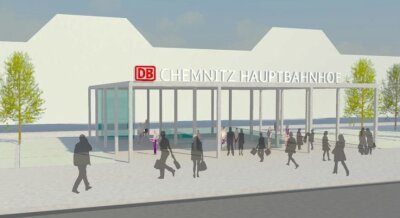Busbahnhof: Neues Konzept nötig - Der Entwurf zeigt eine Variante für den Ausgang eines Fußgängertunnels vom Hauptbahnhof an der Dresdner Straße als Zugang zur neuen Fernbus-Haltestelle und möglicherweise zu einigen Regionalbussen.