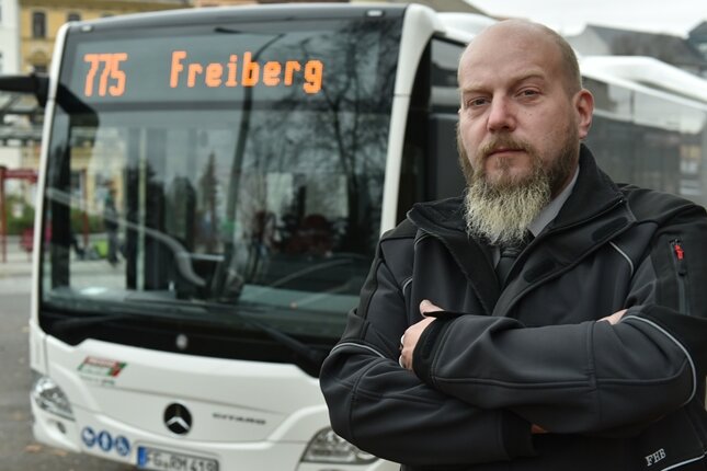 Busfahrer mit Laser geblendet: "Für mich ist das kein Dummer-Jungen-Streich" - Busfahrer Ivo Messerschmidt.