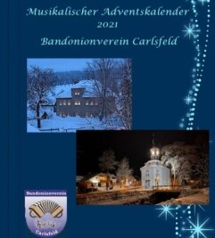 Carlsfelder spielen Musik für DVD ein - Das Cover der DVD des musikalischen Kalenders des Bandonionvereins Carlsfeld. 