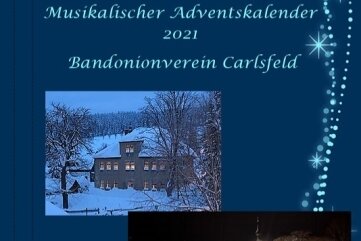 Das Cover der DVD des musikalischen Kalenders des Bandonionvereins Carlsfeld. 