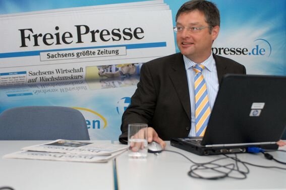 Holger Zastrow, Spitzenkandidat der FDP, stand den Nutzern am Mittwoch im "Freie Presse"-Chat Rede und Antwort.