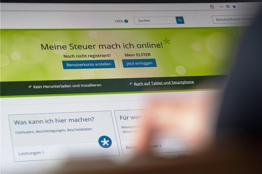 Schon 74 Prozent der Erklärungen in Sachsen erfolgen online per "Elster". 