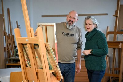 Chemnitz erhält eine Jugendkunstschule – Start ist im März - Michael-Paul Milow und Yvonne Friedrich sind für die neue Jugendkunstschule verantwortlich.