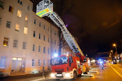 Chemnitz: Feuer an der Blankenauer Straße - 