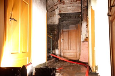 Chemnitz: Feuer in Haus an der Bergstraße - 