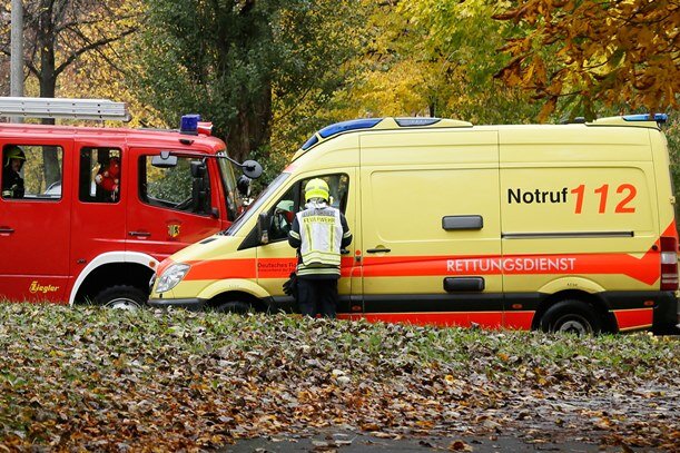 Chemnitz: Feuerwehreinsatz an der Mühlenstraße - 