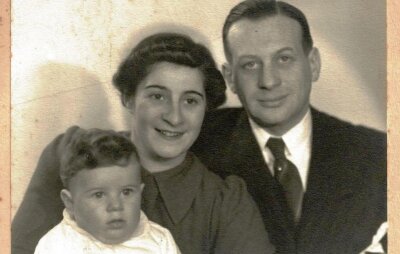Chemnitz - Kansas: Familie auf der Flucht - Wilhelm Alexander Oppenheim 1937 mit Ehefrau Ilse und Sohn Rainer, der sich nach der Emigration Ray Olson nannte. 