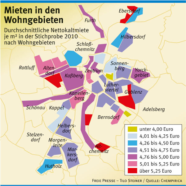Chemnitz: Kleine Wohnungen werden teurer - 