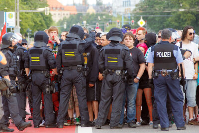 Chemnitz: Polizeieinsatz an der Brückenstraße - 