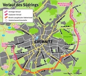 Chemnitz setzt sich für Südring-Abzweig Euba ein - 