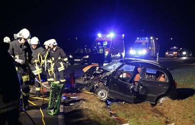 Chemnitz: Zwei Verletzte bei Unfall in Wittgensdorf - 