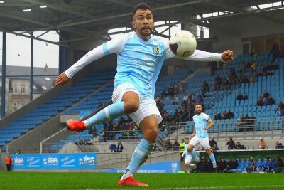 Chemnitzer FC: Hattrick und Premieren - CFC-Außenbahnspieler Furkan Kircicek kurz vor seinem Treffer zum 1:0. 