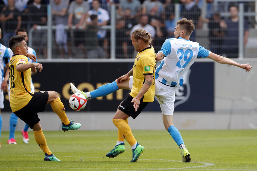Chemnitzer FC verliert Test gegen Dynamo Dresden - 