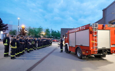 Chemnitzer Feuerwehr rückt zum Einsatz in Sächsische Schweiz aus - 