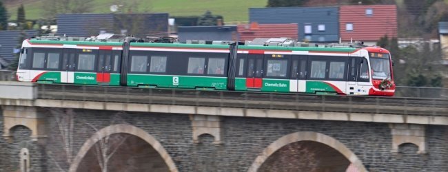 Chemnitzer Modell: 5200 Fahrgäste fahren täglich zwischen Aue und Chemnitz - 