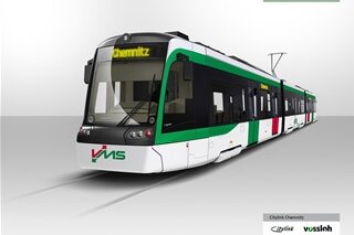 Chemnitzer Modell: Abstimmung über Straßenbahn-Design begonnen - Der VMS lässt über das Design seiner Bahn für das Chemnitzer Modell abstimmen.