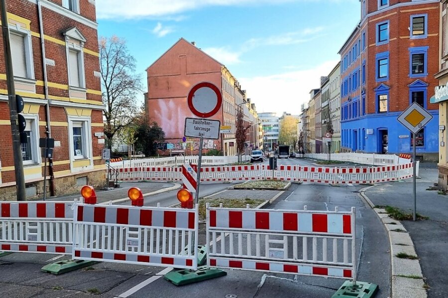 Chemnitzer Zietenstraße bleibt zwei Jahre gesperrt - 