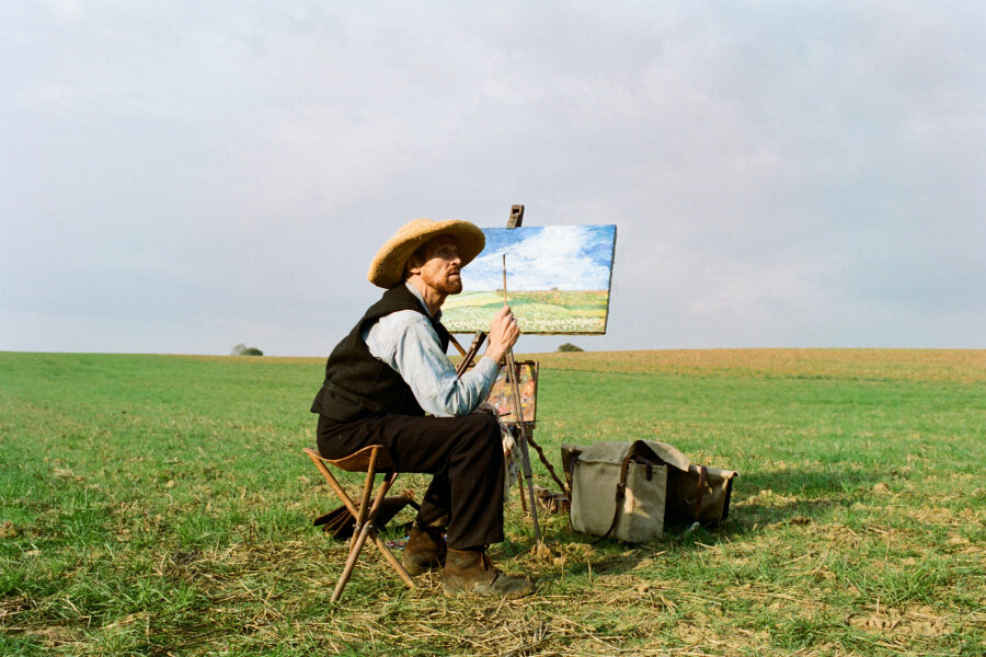 Clubkino Glauchau zeigt Van-Gogh-Film - Vincent Van Gogh (Willem Dafoe) beim Malen.