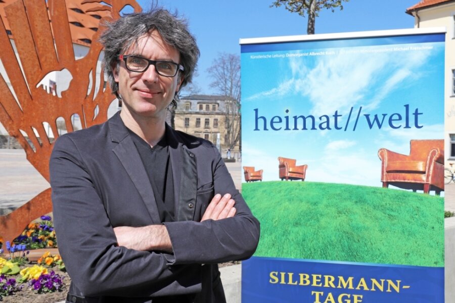 Corona-Bewältigung, Orgelklänge und Kneipenmusik - Albrecht Koch, Präsident der Gottfried-Silbermann-Gesellschaft, präsentiert die 24. Silbermanntage, deren Künstlerischer Leiter er auch ist.
