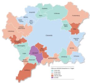Corona-Daten für Chemnitz und Umgebung: Kein klares Bild - 