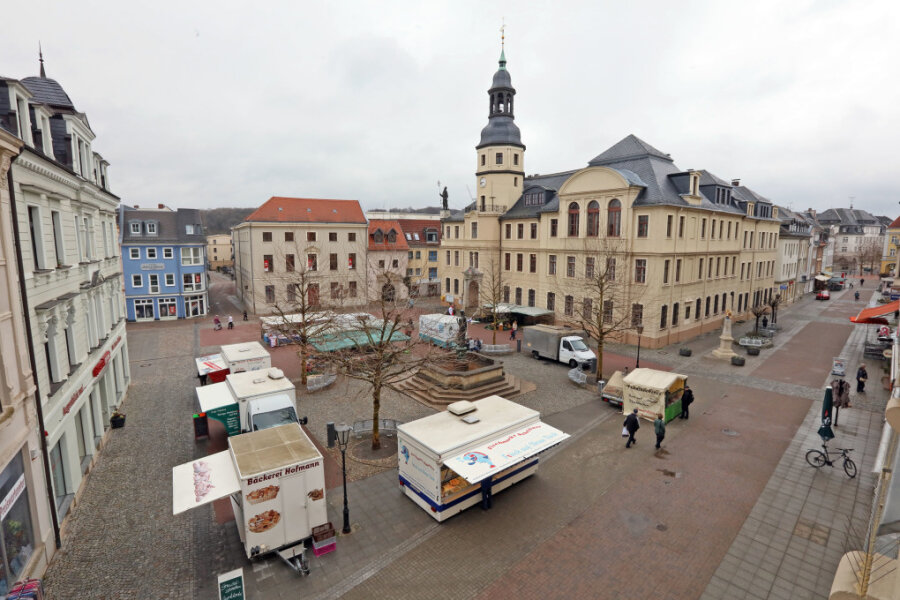 Der Wochenmarkt in Crimmitschau wird am heutigen 1. April stattfinden dürfen.