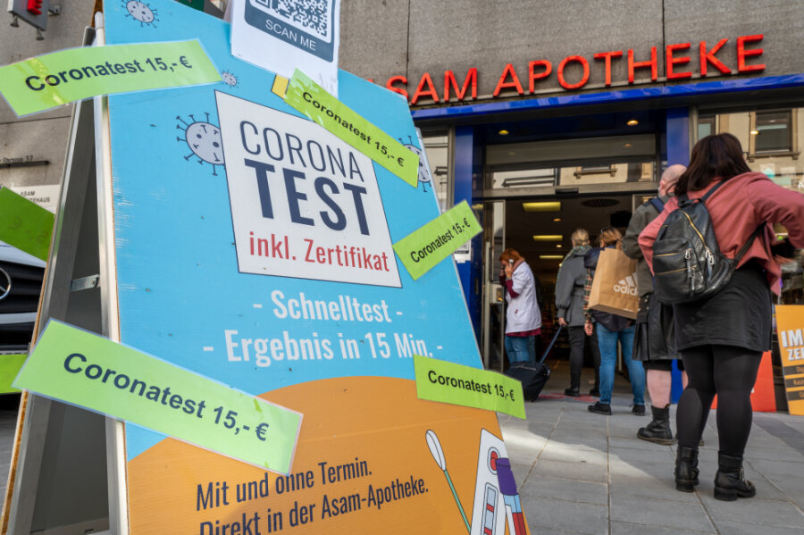 Corona-Lage in Sachsen: So läuft es mit den Corona-Tests jetzt - 