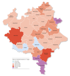 Coronadaten im Vogtland: Das sind die Zahlen der Kommunen - 