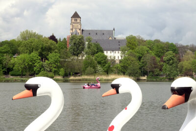 Coronavirus: Die Lage in Chemnitz am Freitag - Der Bootsverleih am Schlossteich hat bereits seit dem 1. Mai wieder geöffnet.