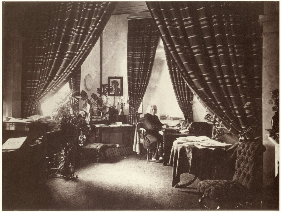 Salon des Wohnhauses von Franz Liszt
