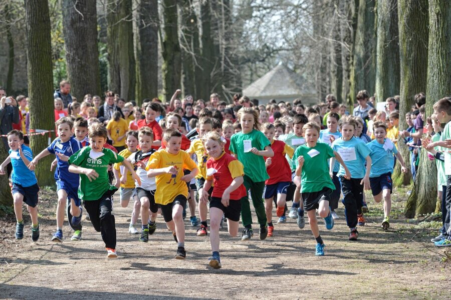 Crosslauf in Wechselburg: Wenn hunderte Schüler um die Wette laufen - Zum Crosslauf in Wechselburg kommen regelmäßig hunderte Schüler aus der Region.