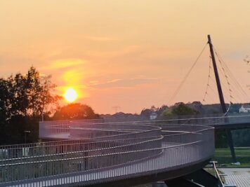 Sonnenuntergänge und Motive von der Landesgartenschau - hier die Schlangenbrücke - posteten Nutzer der Fotoplattform Instagram aus Frankenberg besonders gern. 