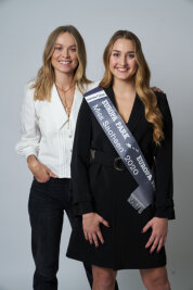 Das ist die neue Miss Sachsen - Nadine Voigt (r.) und Miss Germany 2019, Nadine Berneis.