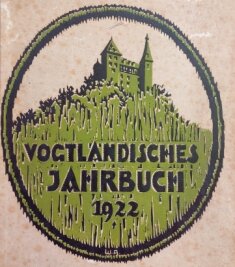 Das Jahrbuch: Jubiläum für den Klassiker im Vogtland - Der Deckel des Vogtland-Jahrbuches von 1922.