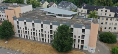 Das leere Parkhaus von Pölbitz - Die allermeisten Stellflächen im Parkhaus an der Ecke Pölbitzer/Brückenstraße in Zwickau sind verwaist. 