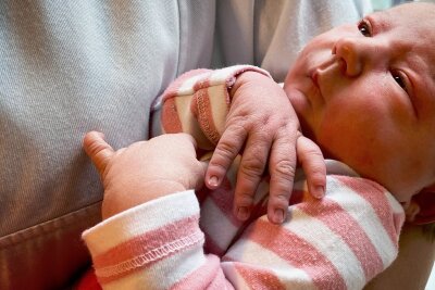 Das Plauener Neujahrsbaby heißt Livia - Livia kam am Vormittag des Neujahrstages zur Welt.