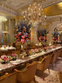 Diesen opulenten Saal schmückte David Gehrisch für einen Geschäftsmann in Paris.