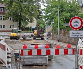Dauerbaustelle geht zu Ende - Die Baustelle Hartensteiner Straße in Lichtenstein neigt sich dem Ende. Für Mitte Oktober ist die Freigabe geplant. 
