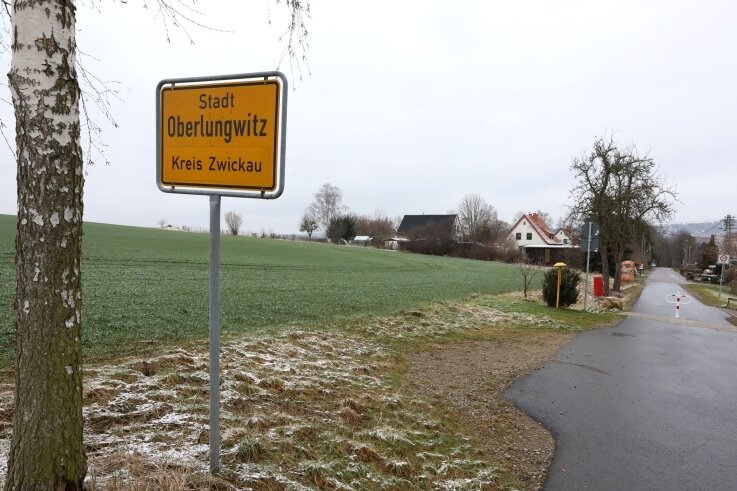 Debatte um Bauplätze für Eigenheime in Oberlungwitz geht weiter - An der Erlbacher Straße in Oberlungwitz könnten Eigenheime entstehen. Der entsprechende Beschluss steht aber noch aus. 