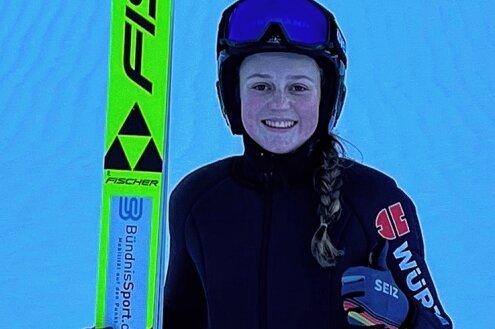Dem Weltcup ein Stück näher - Daumen nach oben bei Anne Häckel: Die 17-Jährige ist auf dem Sprung in die erweiterte Weltspitze. 