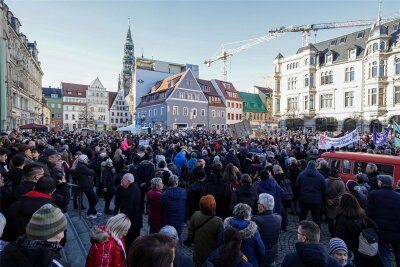 Demo gegen Rechts in Zwickau: So soll die Kundgebung am Sonntag ablaufen - Am 28. Januar zählten die Veranstalter 4000 Teilnehmer.
