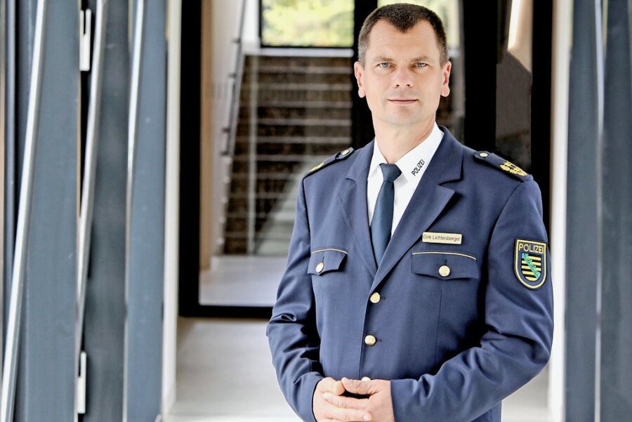 Dirk Lichtenberger, Präsident der Polizeidirektion Zwickau.