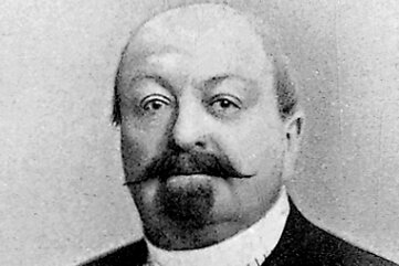 Erfinder und Unternehmer Johann Ritter von Zimmermann um 1895.