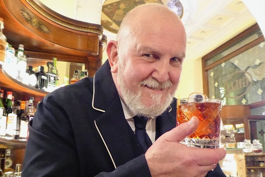 Der Cocktail Negroni ist eine Legende - Mit dem Negroni trinkt man eine Geschichte, nicht nur einen Cocktail, sagt Luca Picchi. 